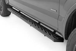 Rough Country Suspension Systems - Rough Country BA2 Side Step Bars Ford F150/Super Duty Crew 41010A - Image 1