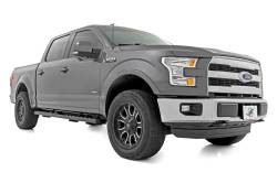 Rough Country Suspension Systems - Rough Country BA2 Side Step Bars Ford F150/Super Duty Crew 41010A - Image 2