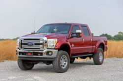 Rough Country Suspension Systems - Rough Country BA2 Side Step Bars, 99-16 Ford Super Duty Crew 41011A - Image 4