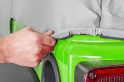 MasterTop - MasterTop 11110309 Full Door Cab Cover Gray Denim for 07-18 Jeep Wrangler JK 2DR - Image 2