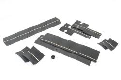 MasterTop - MasterTop 12204215 Sport Bar Covers Black Denim for 97-02 Jeep Wrangler TJ - Image 2