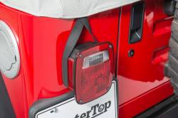 MasterTop - MasterTop 11110009 Full Door Cab Cover Gray Denim for 92-06 Jeep Wrangler TJ - Image 6