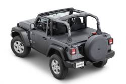 MasterTop - MasterTop 14500535 Soft Top Tonneau Cover Blk Diamond for 18-24 Wrangler JL 2DR - Image 1