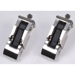 Rugged Ridge 11116.02 Hood Catch Set Stainless Steel for Wrangler TJ