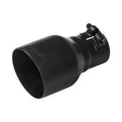 Flowmaster - Flowmaster 2.5" In/4.0" Out Stainless Black Ceramic Exhaust Tip 15396B - Image 3