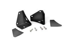 Rough Country Suspension Systems - Rough Country 70510 Lower Windshield Light Mounts Black for Jeep Wrangler YJ - Image 2