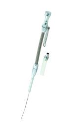 Mr Gasket 9705G Oil Dipstick Braided Stainless Steel Block Mount