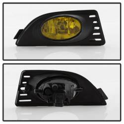 Spyder Auto - Spyder Auto 5020680 Fog Lights Black/Yellow for 05-06 Acura RSX - Image 2