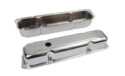 Mr Gasket - Mr Gasket 9807 Valve Cover Chrome Plated OEM Height Baffled Pair - Image 4