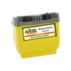 ACCEL 140407 SuperCoil Dual Fire Ignition Coil 2.3 Ohm Yellow Motorcycle