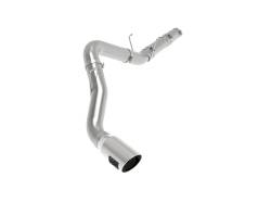 aFe 49-42078-P Large Bore-HD 5" Filter-Back Stainless Steel Exhaust Kit for Ram