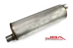 JBA Headers 2.5" Offset/Offset Chambered 304 Stainless Steel Muffler 40-252201