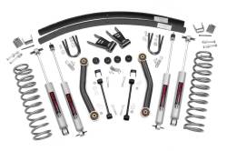 Rough Country Suspension Systems - Rough Country 4.5" Suspension Lift Kit for 84-01 Cherokee XJ 623N2 - Image 2