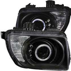 Anzo USA Projector Headlight Set w/LED Halo Black Honda Element 121432