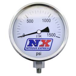 Nitrous Express - Nitrous Express 15540 Nitrous Pressure Gauge 4 inch-high Accuracy - Image 1