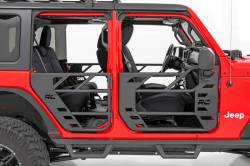 Rough Country Suspension Systems - Rough Country Rear Steel Tube Doors Black for Jeep JL/JT 10618 - Image 2