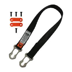 HANS Performance Products - HANS TK12314 Sliding Tethers Ultra Lite Post Anchor Std 18" - Image 1