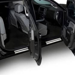 Putco - Putco 95183GM-1 Chevy Bowtie Door Sills for 19-25 Silverado Crew Cab - Image 2