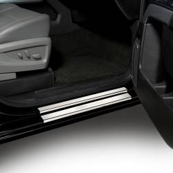 Putco - Putco 95173GM-1 SS Bowtie Door Sill Plates for 14-19 Chevy Silverado Crew Cab - Image 1