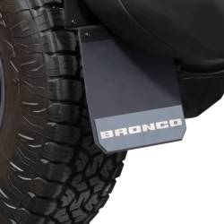 Putco - Putco 78581FD Solid Mud Skins Rear w/Bronco Logo for 21-25 Bronco Pair - Image 2