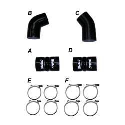 Pacific Performance Engineering - PPE 115910405 Silicone & Clamp Kit Black for LLY 04.5-05 - Image 1