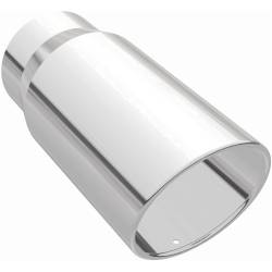MagnaFlow Exhaust Products - MagnaFlow 35185 Single Polished Exhaust Tip 5" Inlet/6" Outlet Round - Image 2