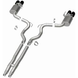 MagnaFlow Exhaust Products - MagnaFlow 19643 Comp Series Black Chrome Tips Cat-Back System for 24-25 Mustang - Image 2