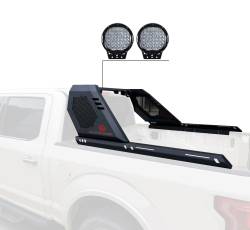 Black Horse Off Road - Black Horse VIRB07B-PL69B Vigor Roll Bar w/LED's for 05-21 Nissan Frontier - Image 2