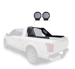 Black Horse Off Road - Black Horse VIRB22B-PL69B VIGOR Roll Bar w/9" LED Blk for 22-24 Nissan Frontier - Image 2