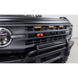 IAG Performance - IAG Performance IAG-BDY-F3054 I-Line Mini Bull Bar for 24" Light Bar - Image 2