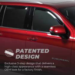 Putco - Putco 580243 Tinted Window Deflectors for 19-25 Silverado/Sierra Double Cab F/R - Image 2