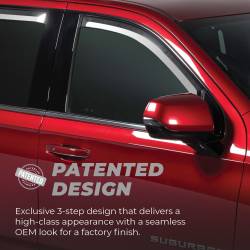 Putco - Putco 480440 CREW CAB 4PC CHROME INCHANNEL Visors - Image 3