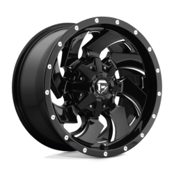 Fuel 1PC - Fuel Off Road Wheel D574 CLEAVER 20x10 8x180 -18mm Black/Machined D57420001847 - Image 1