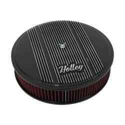 Holley - Holley Performance 120-153 Round Finned Air Cleaner - Image 1