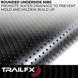TrailFX - TrailFX 700N Bed Mat Direct-Fit Drop-In Black Rubber Textured Surface - Image 2