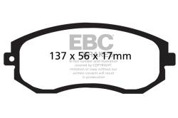 EBC Brakes - EBC Brakes UD1539 Ultimax Brake Pads - Image 1