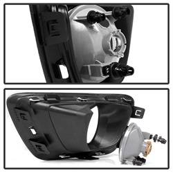 Spyder Auto - Spyder Auto 5082404 Halogen Fog Lights Chrome/Clear for 15-17 Colorado - Image 2