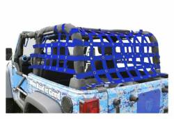 Steinjager - Steinjager Rear Teddy Top Cargo Net-Blue for Wrangler JK 2DR J0047014 - Image 1