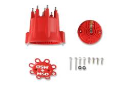 MSD - MSD Ignition 84335 Red Distributor Cap & Rotor Kit - Image 1