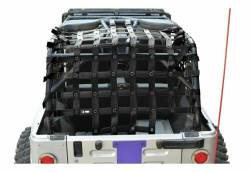 Steinjager - Steinjager Rear Teddy Top Cargo Net Black for 03-06 Wrangler LJ J0047376 - Image 1