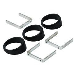 AutoMeter - AutoMeter 2234 Angle Rings 3Pc Mounts Gauges Black 2-1/16" - Image 1