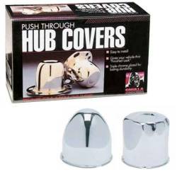 Gorilla Automotive - Gorilla HC202BC Hub Cover Closed End Black 4.25" OD x 4.20" Tall - Image 1