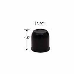 Gorilla Automotive - Gorilla HC202BC Hub Cover Closed End Black 4.25" OD x 4.20" Tall - Image 2