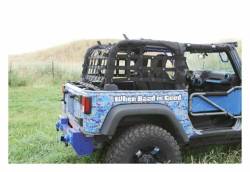 Steinjager - Steinjager Rear Teddy Top Cargo Net-Orange for Wrangler JK 2DR J0047016 - Image 3