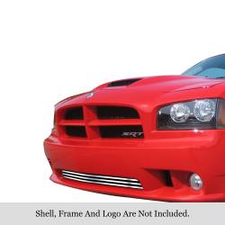 APS - APS Stainless Billet Bumper Grille-Brushed for 05-10 Dodge Charger GR04FFD39C - Image 1