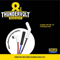 Taylor Cable - Taylor Cable 86046 ThunderVolt 8.2mm LS Truck Race Fit Spark Plug Wire Set - Image 5