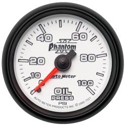 AutoMeter - AutoMeter 7521 Phantom II Mechanical Oil Pressure Gauge 0-100 PSI 2-1/16" - Image 1