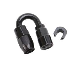 Russell - Russell 611233 6AN 180-DEG Female SAE Quick-Disconnectx3/8" Tube Size Black - Image 1