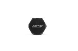 HPS Performance - HPS AN814-8 Hex Head Straight Thread Plug -8AN Port Thread w/O-Ring Black - Image 2