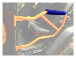 Steinjager - Steinjager Rear Tube Door Arm Rests-Blue for Jeep Wrangler JK 4DR J0046105 - Image 2